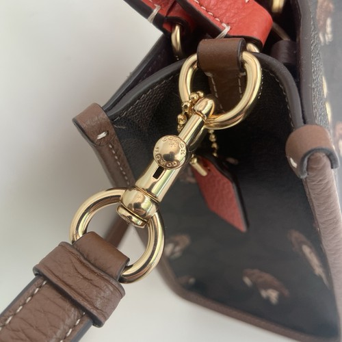 Coach Dempsey Tasche 22 Signature Canvas mit Igelmuster Monogramm CC769 Neu ohne Etikett - Bild 5 von 15