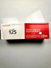 Genuine Canon 125 Black Toner Cartridge OEM