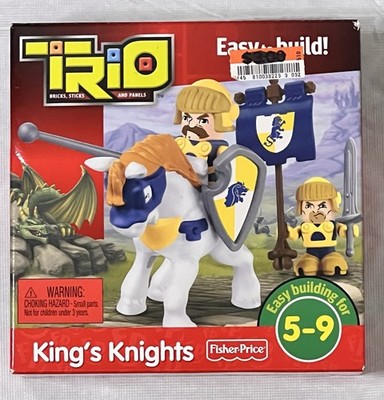 Fisher-Price TRIO King s Knights T0794 Complete Factory Sealed Bags- Box Opened