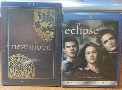 THE TWILIGHT SAGA: NEW MOON Steelbook And ECLIPSE Blu-Ray SEALED Lot