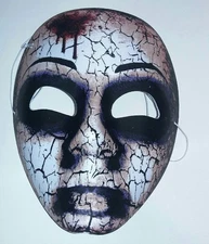 Forum Novelties Zombie Cracked Looking Half Face Mask
