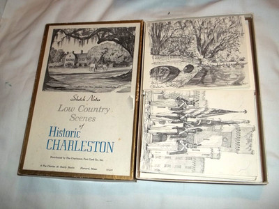 Sketch Notes Low Country Scenes of Historic Charleston 10 notecards & envelopes