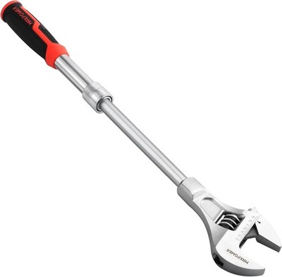 Extendable Adjustable Wrench, Retractable Extension