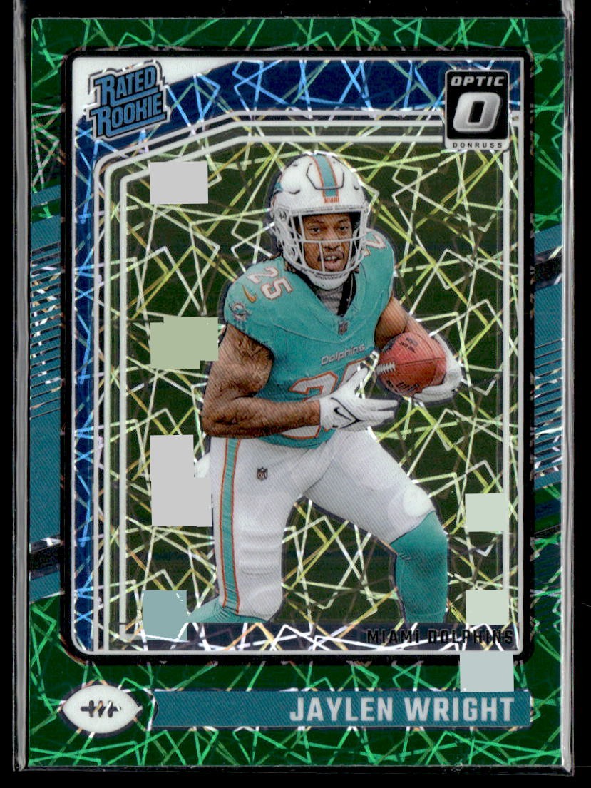 2024 Donruss Optic #249 Jaylen Wright Green Velocity