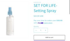 Glow On 5th Full Size Set For Life Setting Spray Brand New Sealed