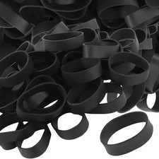 Size 82 Tactical Rubber Bands - 50 Pieces Black Heavy Duty Rubber bands, Extra