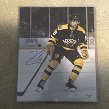 Pavel Zacha Boston Bruins Autographed Signed 8x10 Photo COA-Sure Shot Promotions