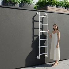 Wall-mounted 6-Step Ladder Bunk Bed Ladder High Loft Attic Step Ladders 150kg