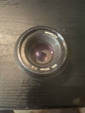 Minolta MD 50mm f/2 Lens
