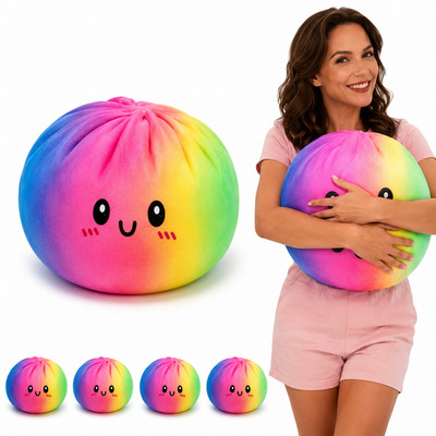 15/25cm Large Rainbow Dumplings Squishy Stress Relief Gifts 6/10 Inch Dumplings 