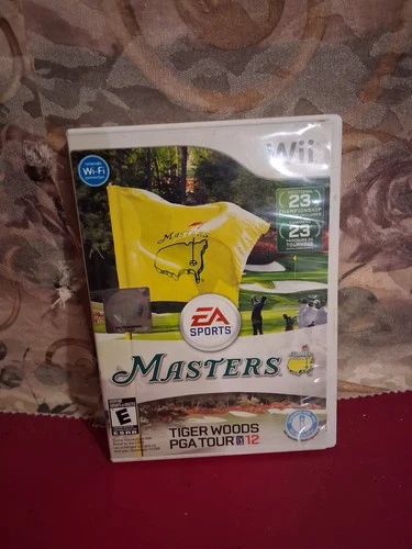 Tiger Woods PGA Tour 12 The Masters EA Sports Wii Sports NTSC-U/C Manual 2011