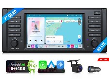 Autoradio Android 14 6+64 f�r BMW 5er E39 525i/530i/528i/540i Navi Radio CarPlay