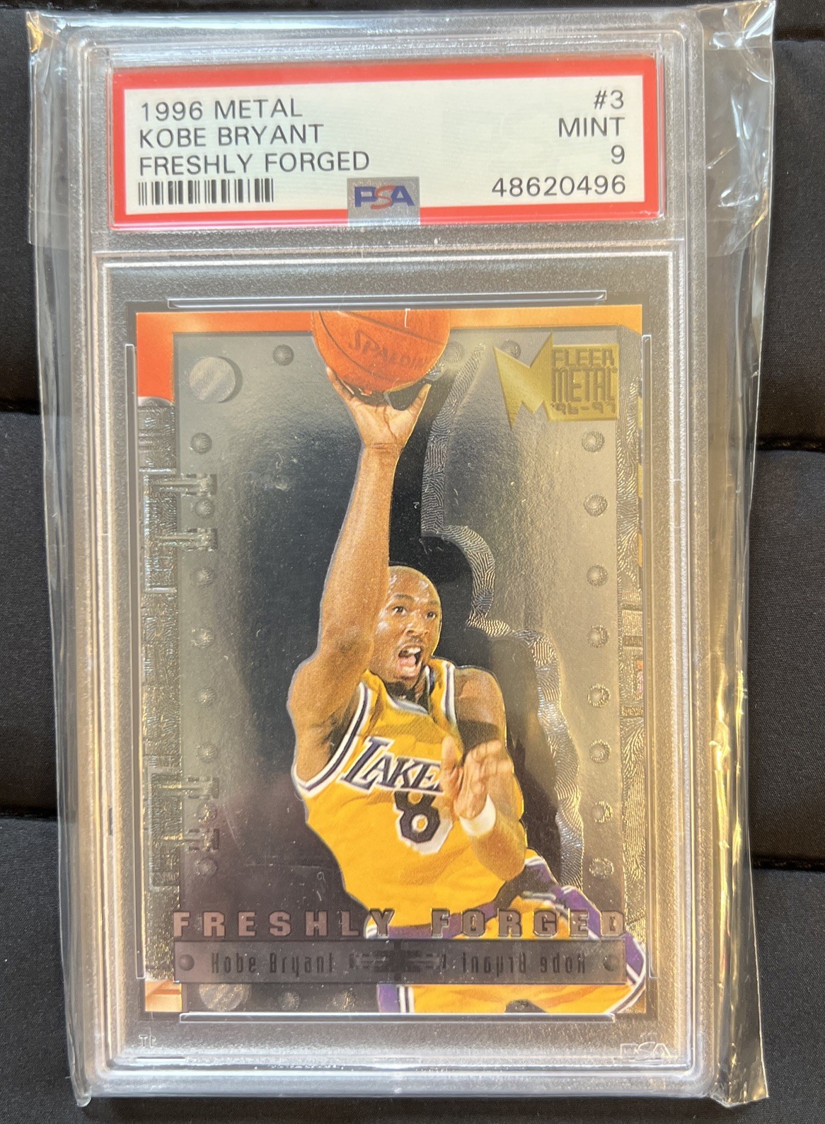 1996-97 Fleer Metal - Freshly Forged Kobe Bryant #3 (RC)