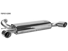 Bastuck Duplex Komplettanlage Ford Focus 3 1.0l Ecoboost je 90mm gerollt
