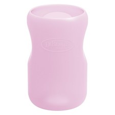 Dr. Brown's Wide-Neck Glass Bottle Sleeve, Pink, 9 oz, 1-Pack