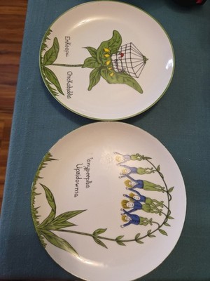 Nonsense Plates By Edward Lear By Sigma Tastesetter 1970s Enkoopia Chickabiddia
