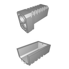 Alloggiamento Unità Tracer per Fucile Softair CYMA a Molla Stampato in 3D