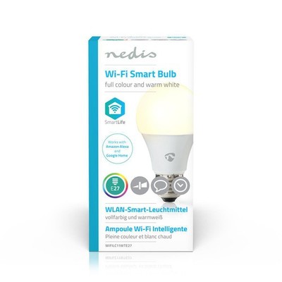 WLAN Smart LED Lampe vollfarbig warmweiß E27 Amazon Alexa + Google Home taugl.