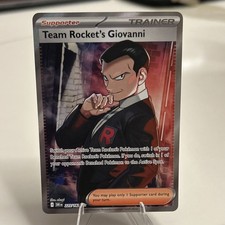 Pokémon TCG Team Rocket's Giovanni 225/182 Sv10 Destined Rivals Ultra Rare Foil…
