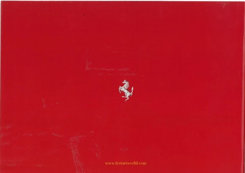 Ferrari 360 Modena 2002 folleto de servicio de garantía de EE. UU. datos del vehículo completos Foto 2 de 4