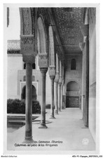 AEUP1-0053-ESPAÑA - GRANADA - Alhambra - Columnas Del Patio De Los Arrayanes