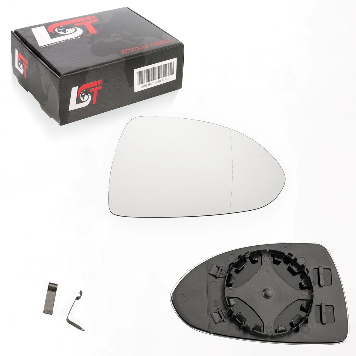 Side Mirror Glass Right Aspherical For Opel Corsa E X15 MK IV