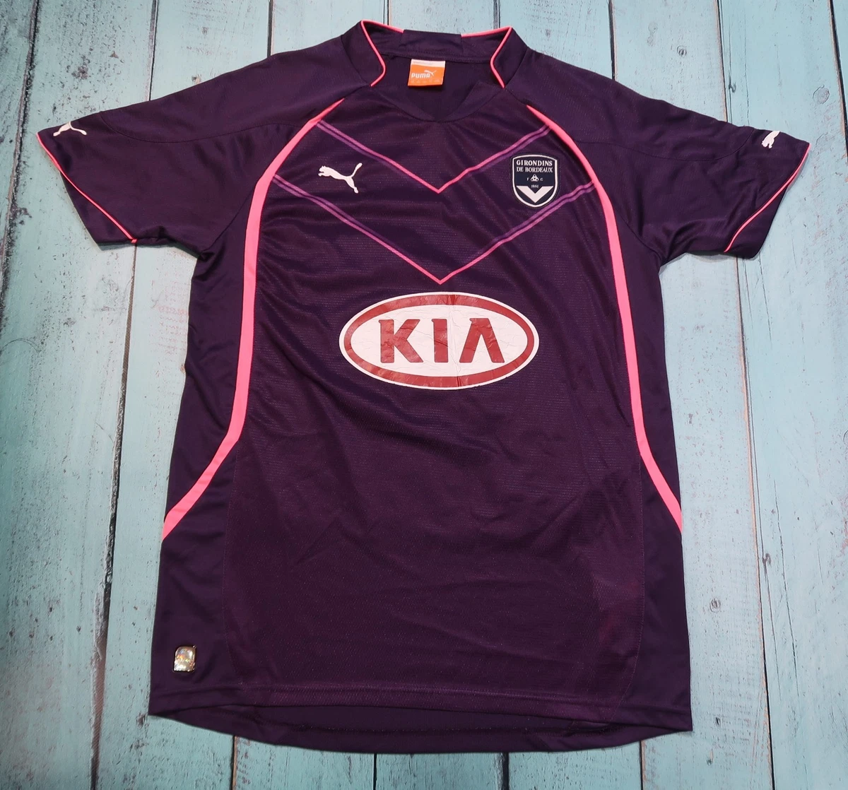 Maillot Vintage Girondins Bordeaux - Opel - Années 80 - Taille L - Occasion
