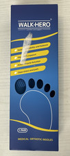 WalkHero Orthotic Insoles, Men  s 8  8.5 / Women  s 10  10.5 New