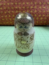 Russian Nesting Dolls/Angels, Vintage, Set Of 5