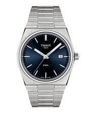 Unused TISSOT PRX T137.410.11.041.00 Stainless Blue Men Watch in Box