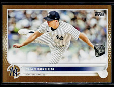 2022 Topps Update Gold #US139 Chad Green /2022 New York Yankees