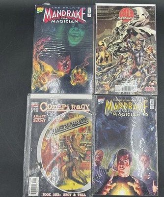 Marvel Comic Lot:Mandrake the Magician #1-2 Set, Age of Ultron #2, Conspiracy #1