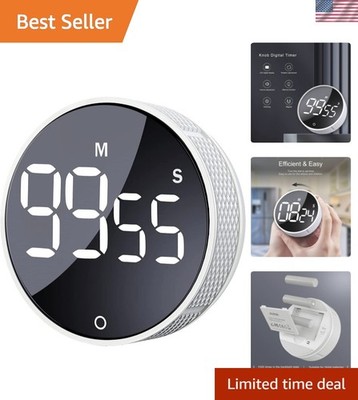 Sleek Magnetic Digital Timer with LED Display - Perfect for Cooking & Teaching