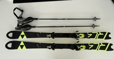 Fischer Worldcup SL 135cm Unisex Kids Carving Skis w/ Bindings SZ 4-9