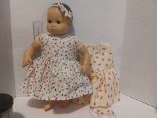 Doll Clothes made to fit Amer Girl Bitty Baby Doll-Holiday Dresses/Bows B303