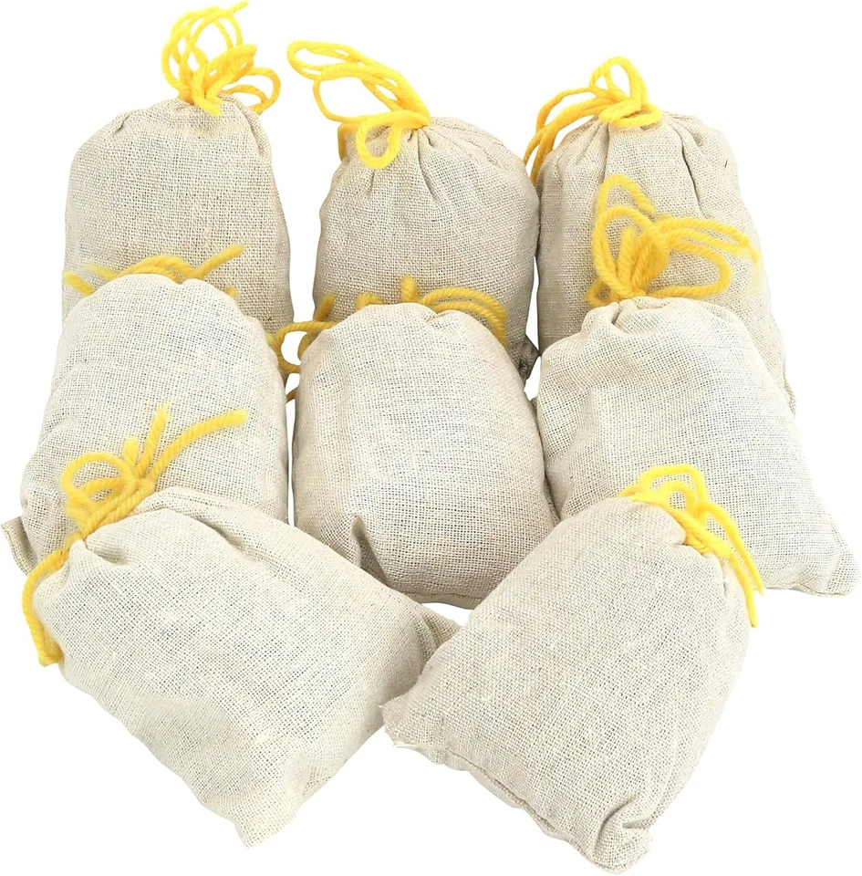 Paquete de 8 sobres aromáticos de madera de cedro 1 onza cierre de almacenamiento de ropa natural Foto 4 de 4