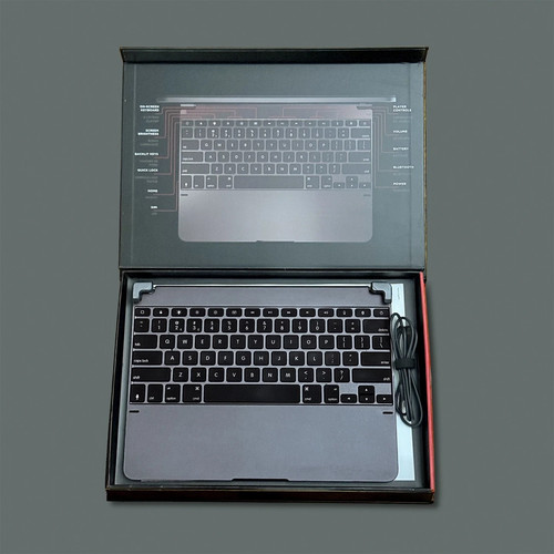 Funda con teclado Brydge Pro+ para Apple iPad Pro de 12,9" 3ª/4ª/5ª generación - Gris espacial - Imagen 6 de 6