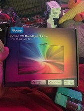 Govee TV Backlight 3 Lite Envisual Technology Fish Eye Sync 55-56 Inch TV RGBICW
