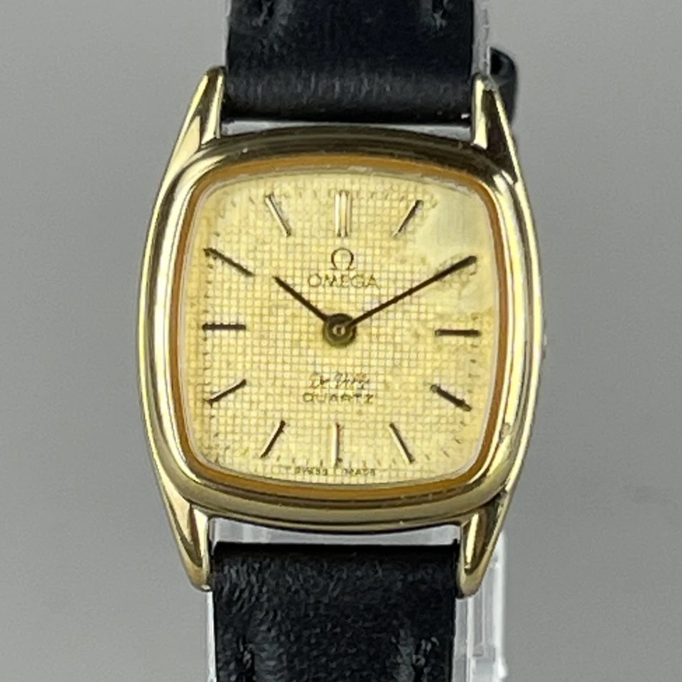 OMEGA De Ville Vintage Ladies Watch New Leather Band New Battery 5910015 - Image 3 of 4