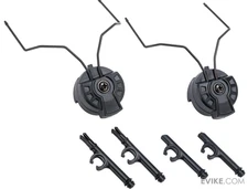 2 Packs OPSMEN Helmet Rails Adapter Attachment Kit for 3M Peltor Headsets