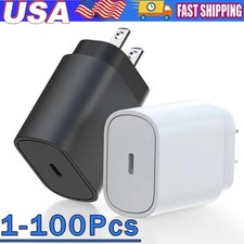 25W USB Fast Wall Charger Type C Charger Block For Samsung Galaxy S23/22/21 Lot