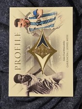 2023 Futera Unique Lionel Messi Garrincha Dual Match Worn Relic serial #'d 14/20