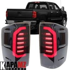 For Chevy Silverado 1500 2500HD 3500HD 2015-2016 2017 2018 LED Tail Light Smoked