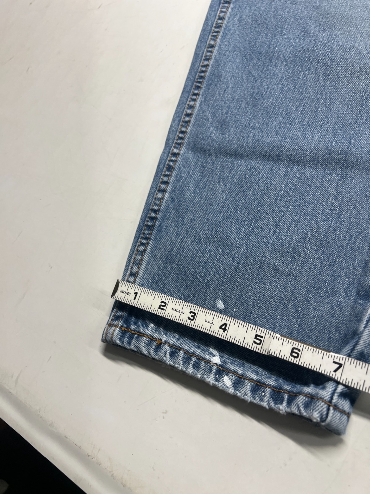 Vtg Levis 560 Comfort Fit Tapered Leg Jeans Blue Denim Lightwash Mens Sz 31x30 thumbnail 8