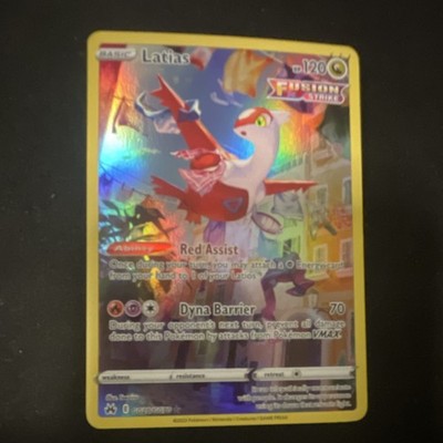 Pokémon Latias GG20/GG70 Ultra Rare Full Art Holo Card Crown Zenith Galarian