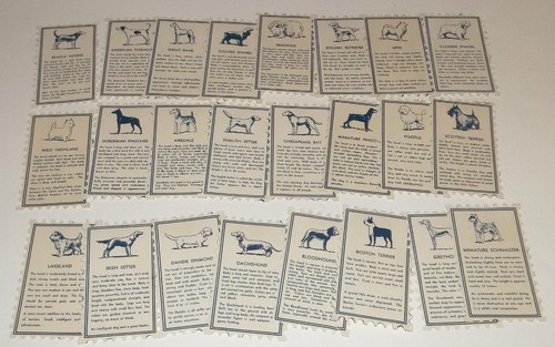 Vintage Scarce Dog Breeds Stamps 24 Different  Scarce