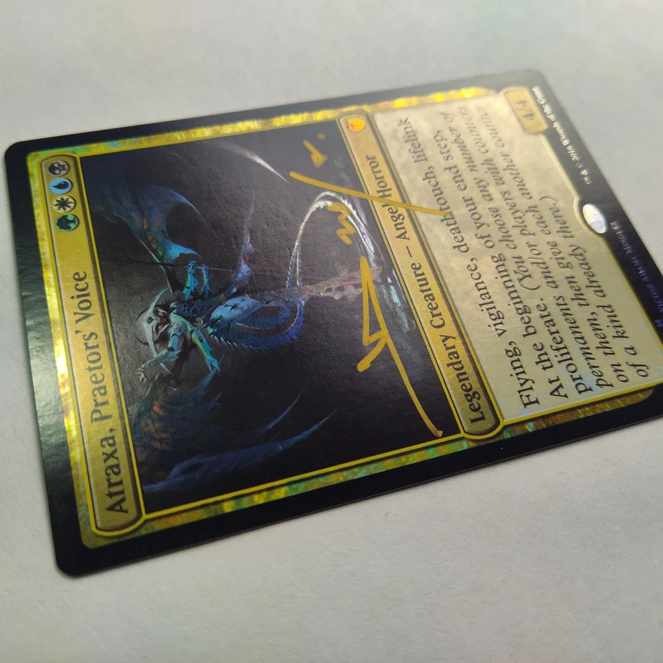 MTG Atraxa, Praetors' Voice Commander 2016 FOIL - Signed by Victor Adame Minguez - Image 2 of 3