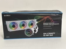 Lian Li GA II Trinity 3x120mm RGB AiO Liquid CPU Cooler - White