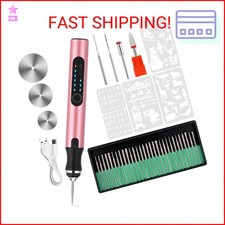 Electric Engraving Pen with 37 Bits, USB Rechargeable Cordless Etching Engraving