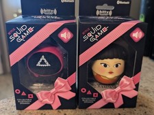 Squid Game - Lot Of 2 Bitty Boomers Bluetooth Speakers - Brand New / Sealed.